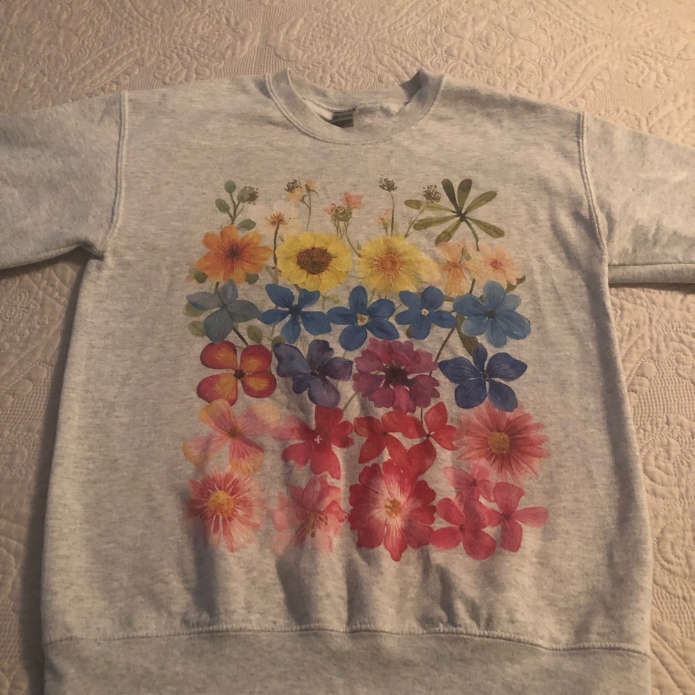 Floral Sweatshirt NWOT